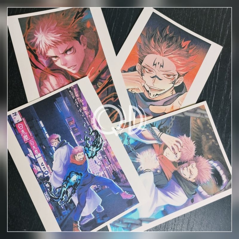 

A6 stiker kertas soji sukuna jujutsu kaisen sticker doff murah random