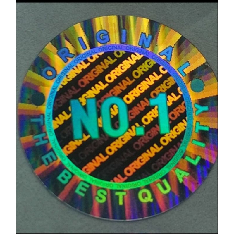 

stiker hologram NO1