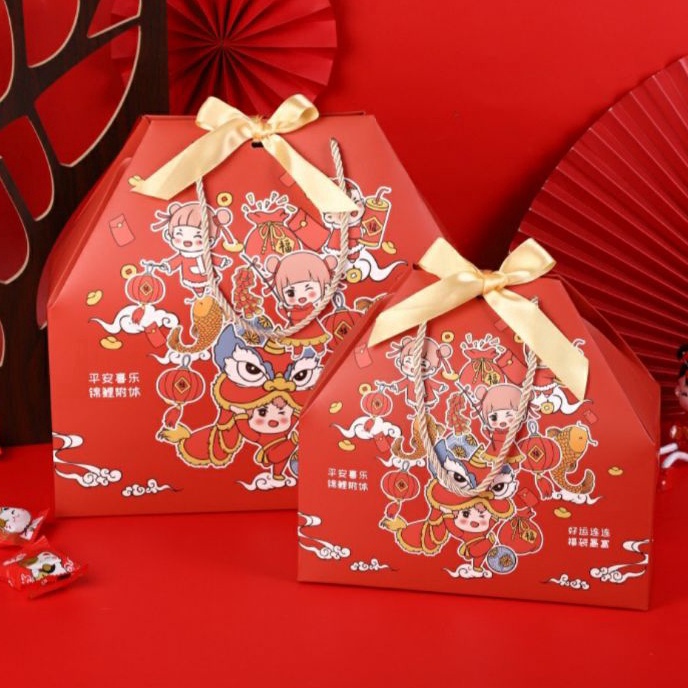 

Ekstra kotak paperbag imlek motif barongsai
