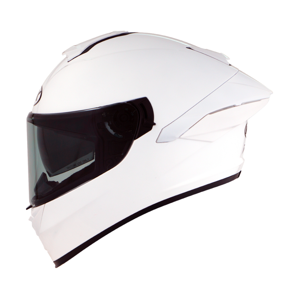 NHK MARK 1 DOUBLE VISOR - SOLID - WHITE