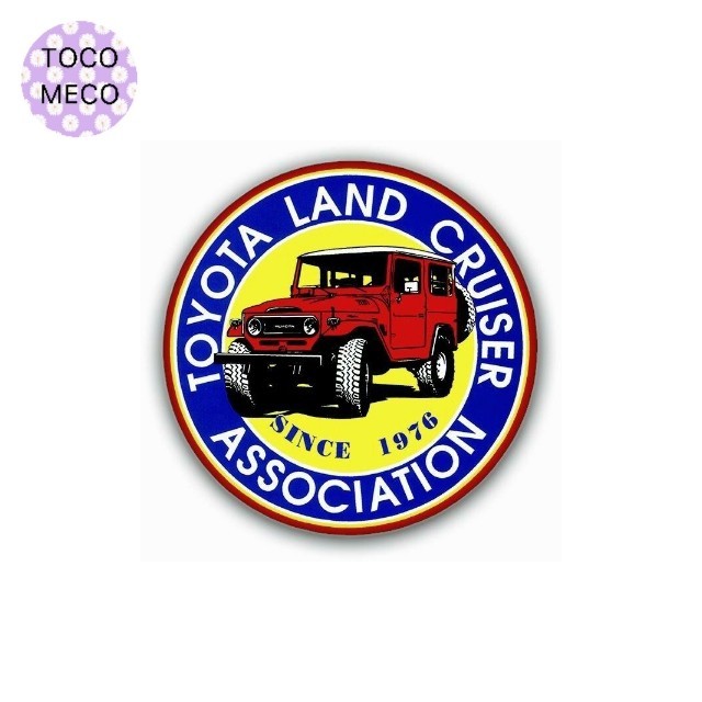 

sticker Toyota Land Cruiser Association logo stiker otomotif tempel