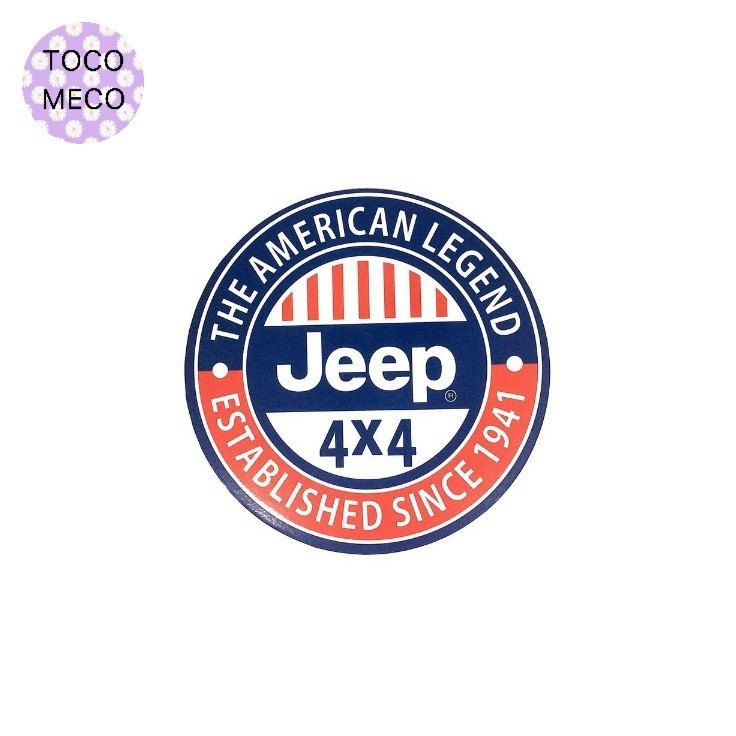 

sticker Jeep American Legend 4x4 logo stiker otomotif tempel