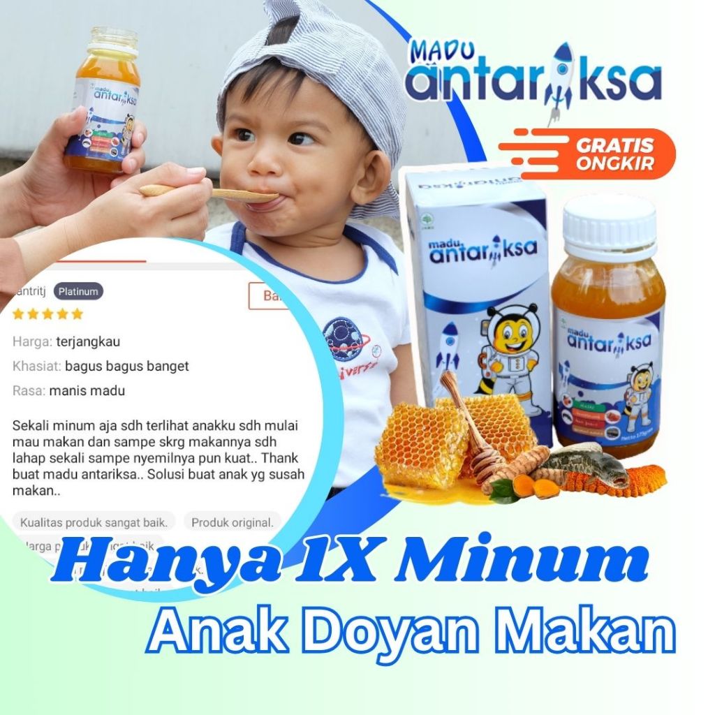 VITAMIN PENAMBAH NAFSU MAKAN ANAK - MADU ANTARIKSA