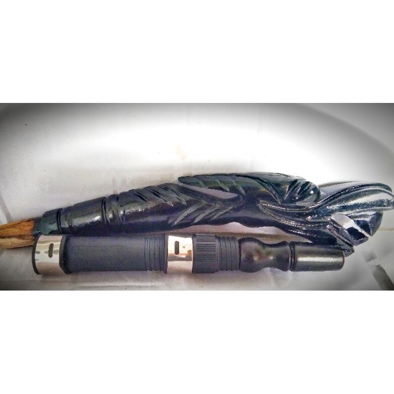 Pahul ukir naga barong /gagang joran pancing