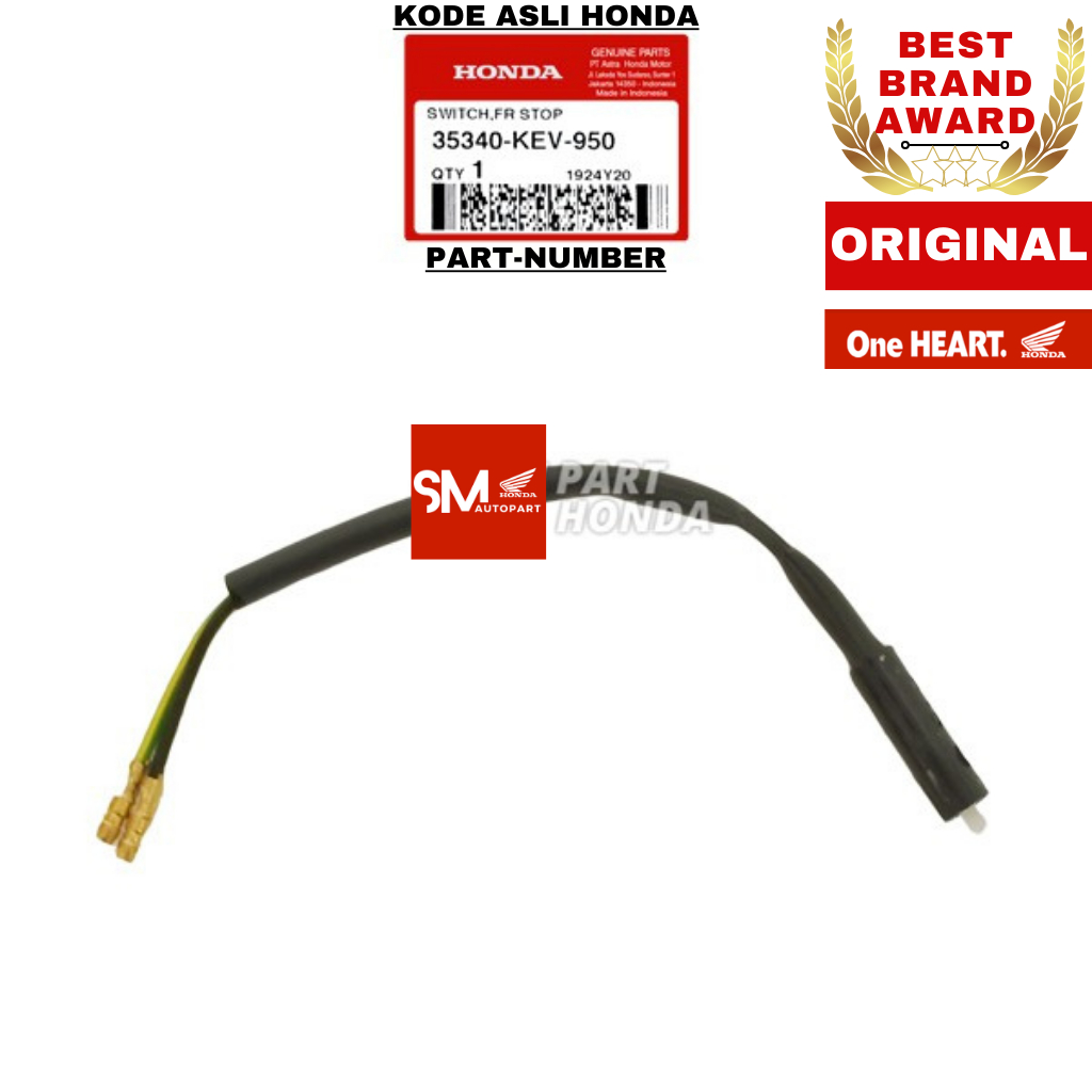 35340-KEV-950 Switch Rem Depan Tromol Supra 100 Supra Fit Lama