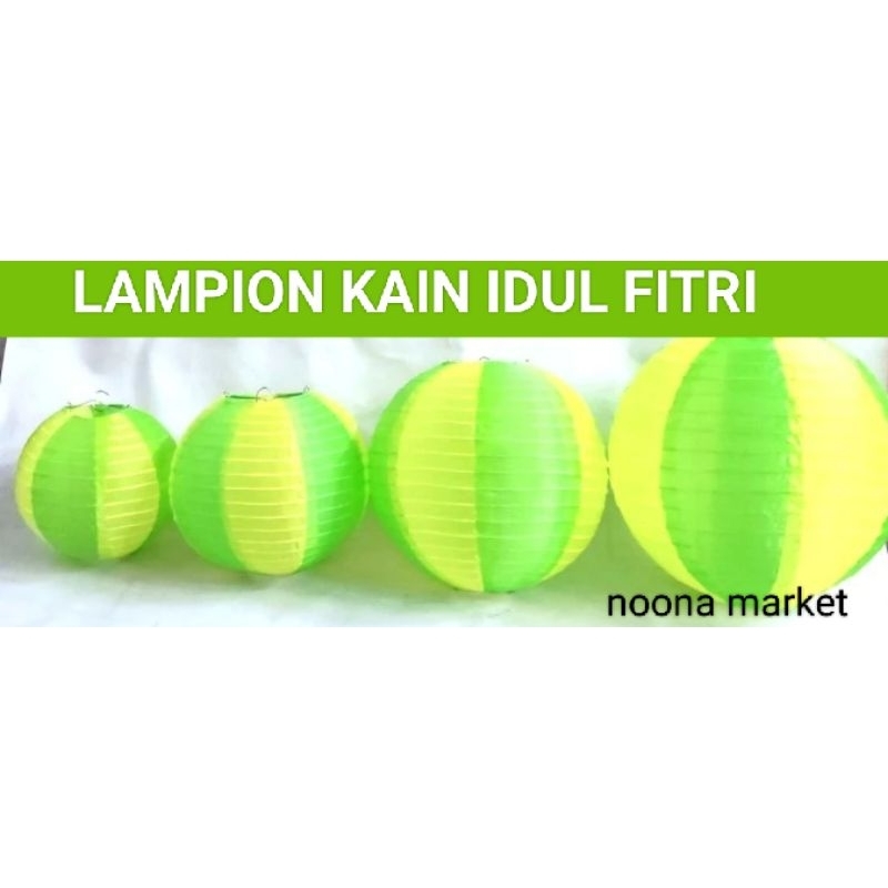 Lampion Kain Idul Fitri / Ornamen Lebaran / Dekorasi Idul Fitri