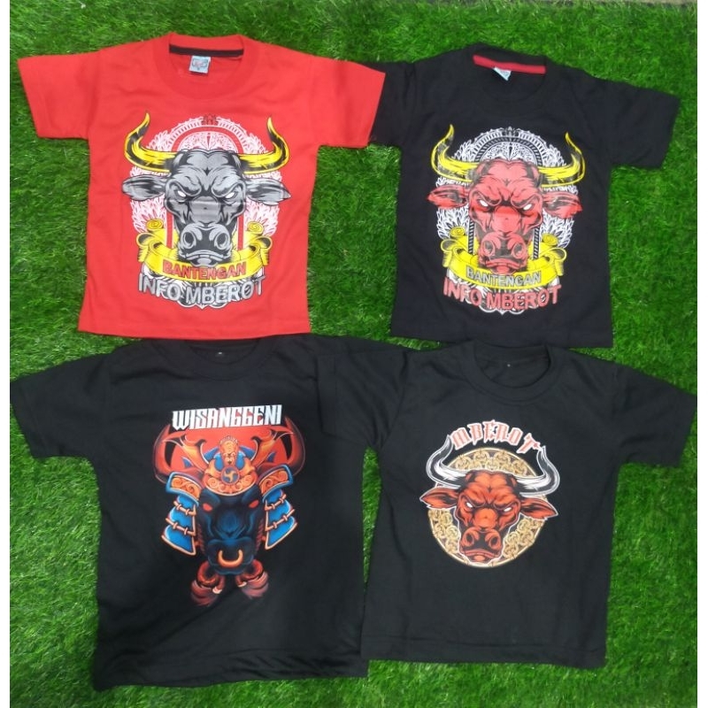 kaos bantengan malang anak
