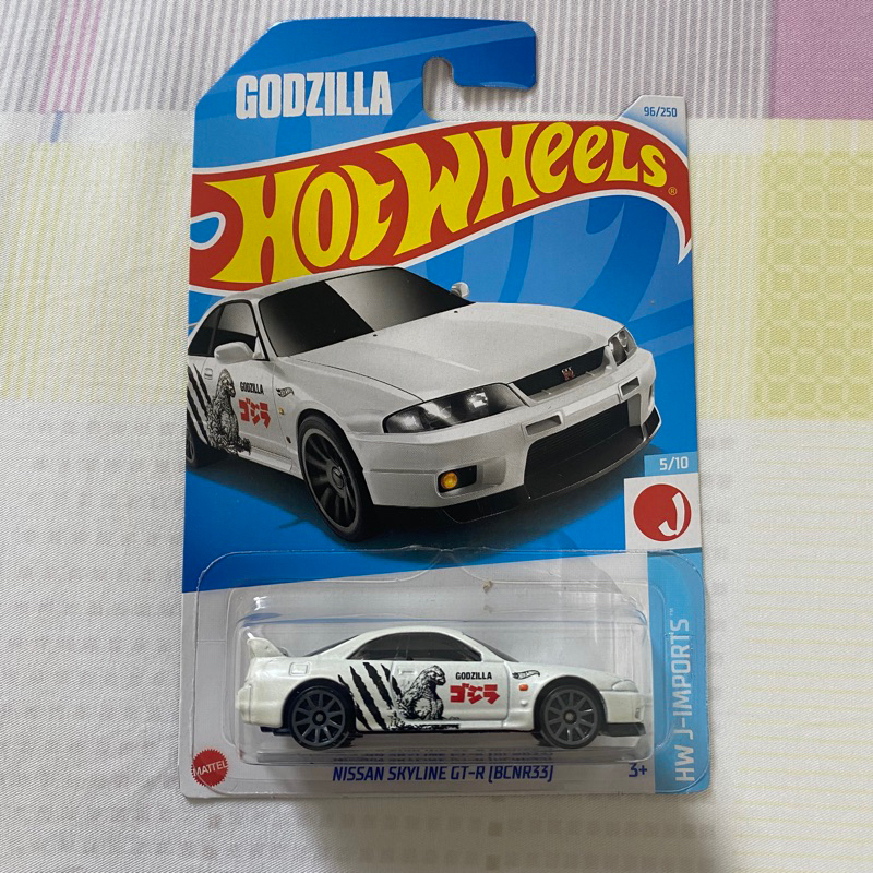 Hot Wheels Nissan Skyline GTR R33 Godzilla Japan Card