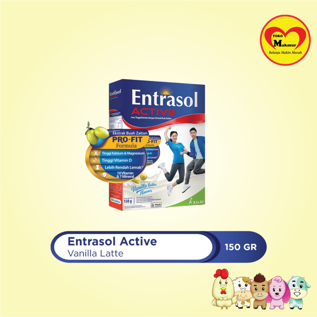 

Entrasol Active Vanila 150gr / Toko Makmur Online