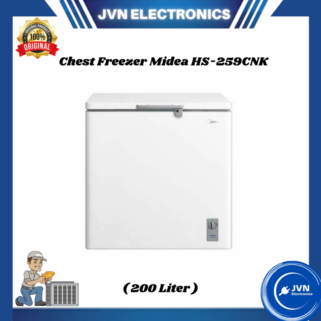 Chest Freezer Midea HS-259CNK - (200 Liter)
