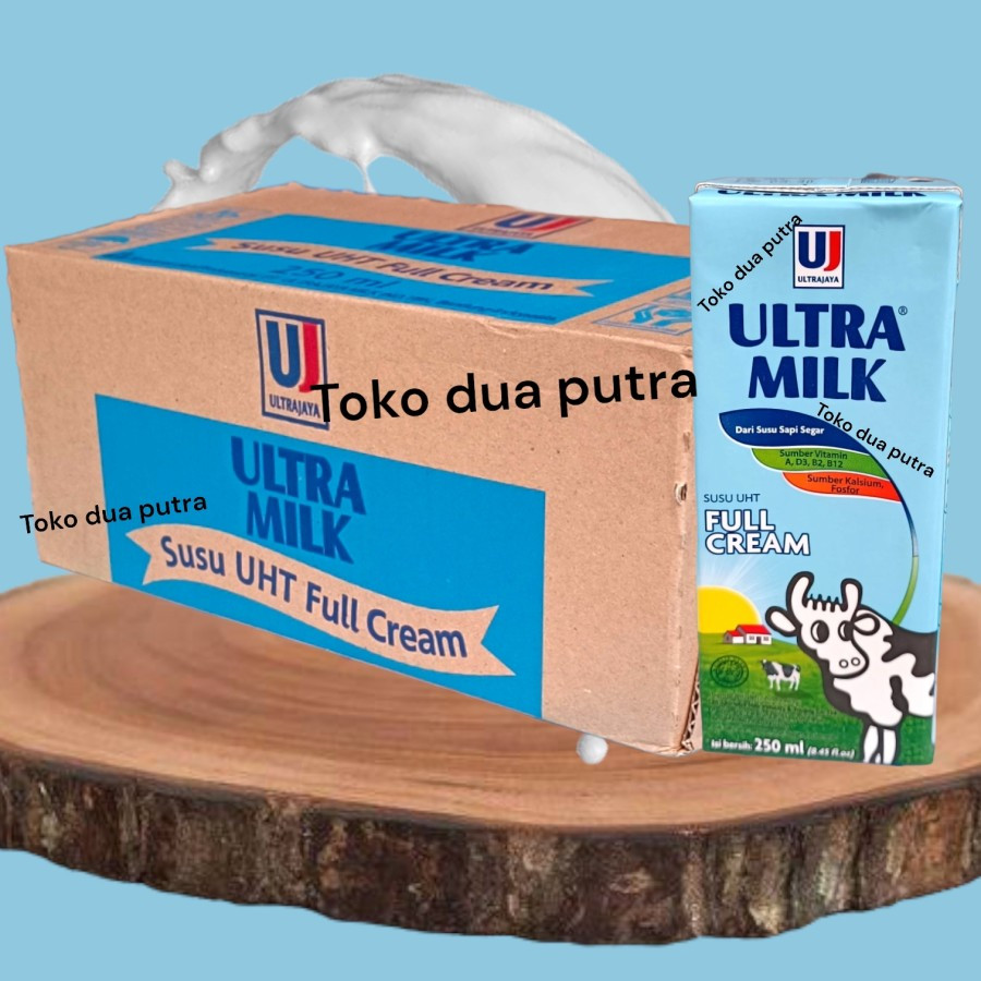 

Susu Ultra Milk UHT Full Cream 250 ML X 24 PSC ( 1 karton)