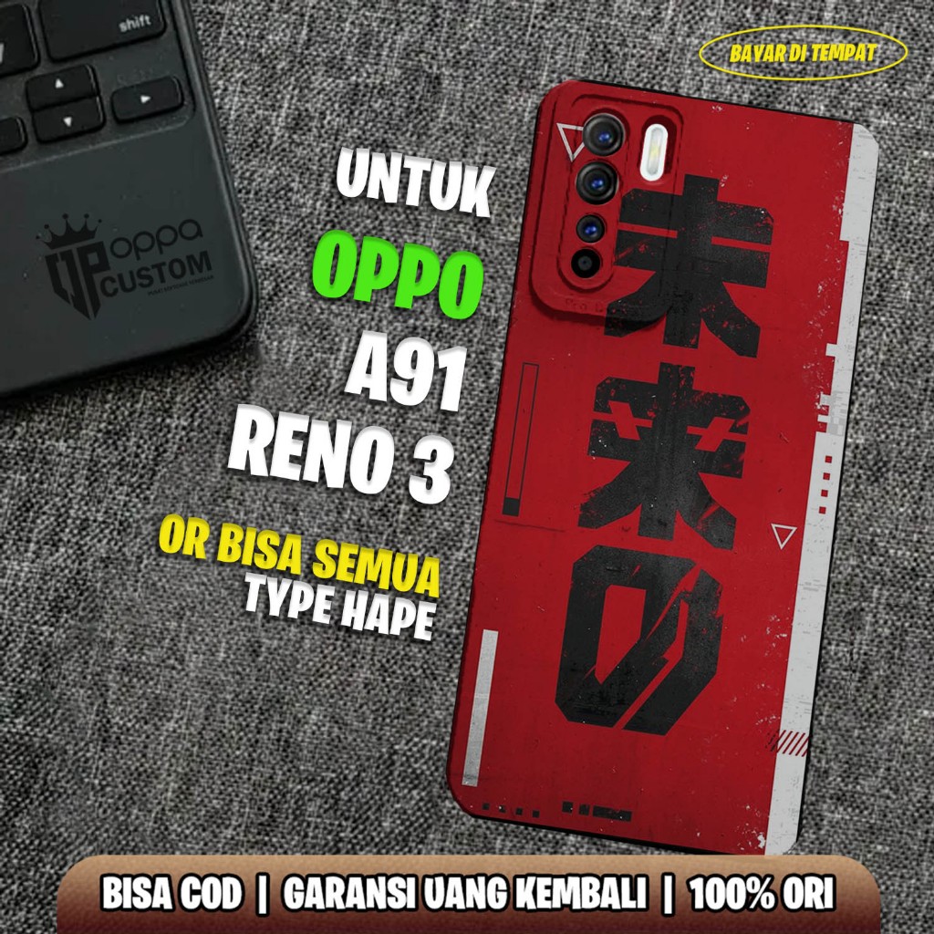 Case Oppo Reno 3 / Oppo A91 - Casing Oppo Reno 3 / Oppo A91 - ( SYBERPUNK ) - Case Hp - Casing Hp - 