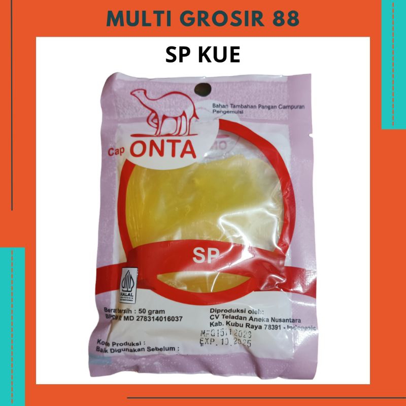 

MG88 Sp Kue / Pengembang Adonan Kue Cap Onta 50 Gram