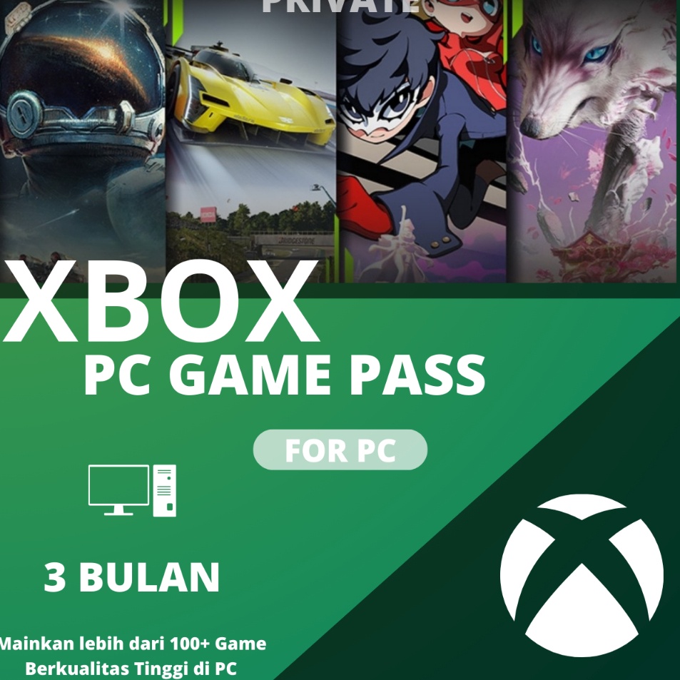 BCc Xbox Game Pass PC 3 Bulan