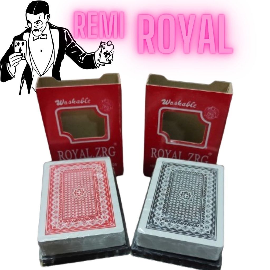 Kartu Remi ROYAL Plastik / Remi ROYAL Full Plastik