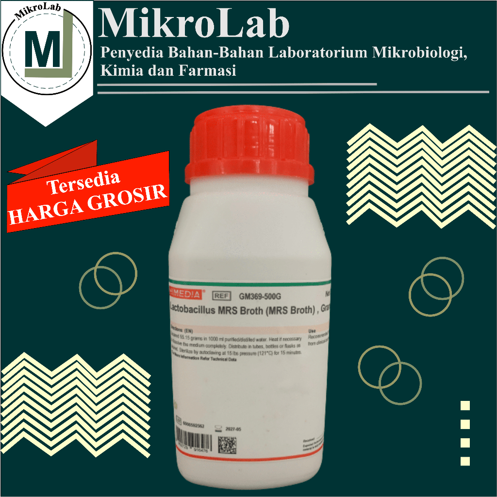 Media Lactobacillus MRS Broth / Media MRSB