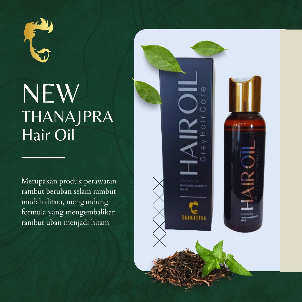 Minyak Rambut Penghitam Uban Thanajpra Penghilang Rambut Uban Obat Rambut Uban Hitamkan Rambut Secar