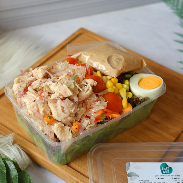 

Chicken "Ayam Sambal Matah" Salad - Ready in 3 Hours - Salad Haus by Nochi Kitchen