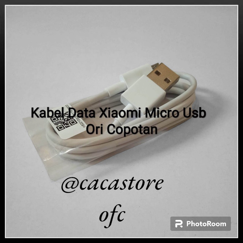 kabel data copotan xiaomi  type micro original 100%