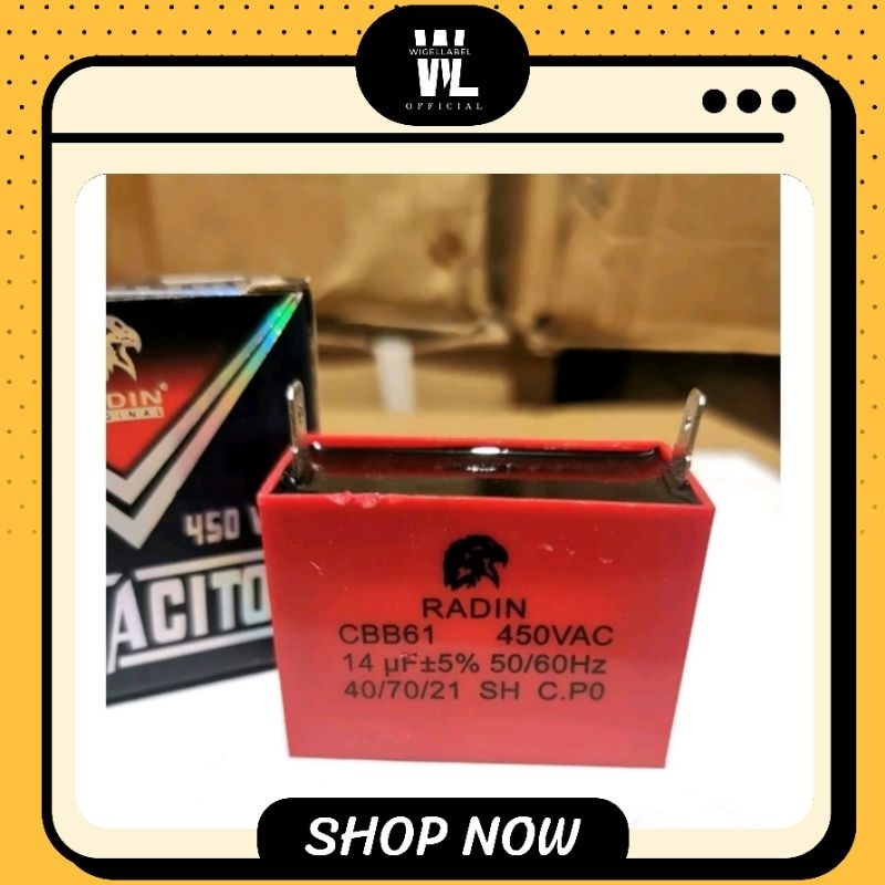 14UF CAPACITOR KAPASITOR 450V