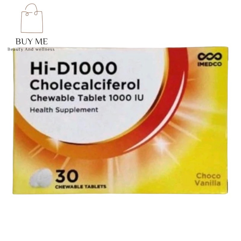 Hi - D 1000 IU 30 Tablet / VITAMIN D1000 iu