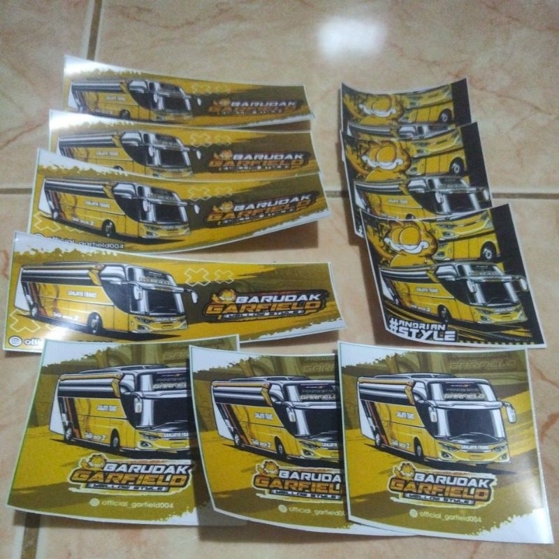 

STIKER BUS GARFIldOREN