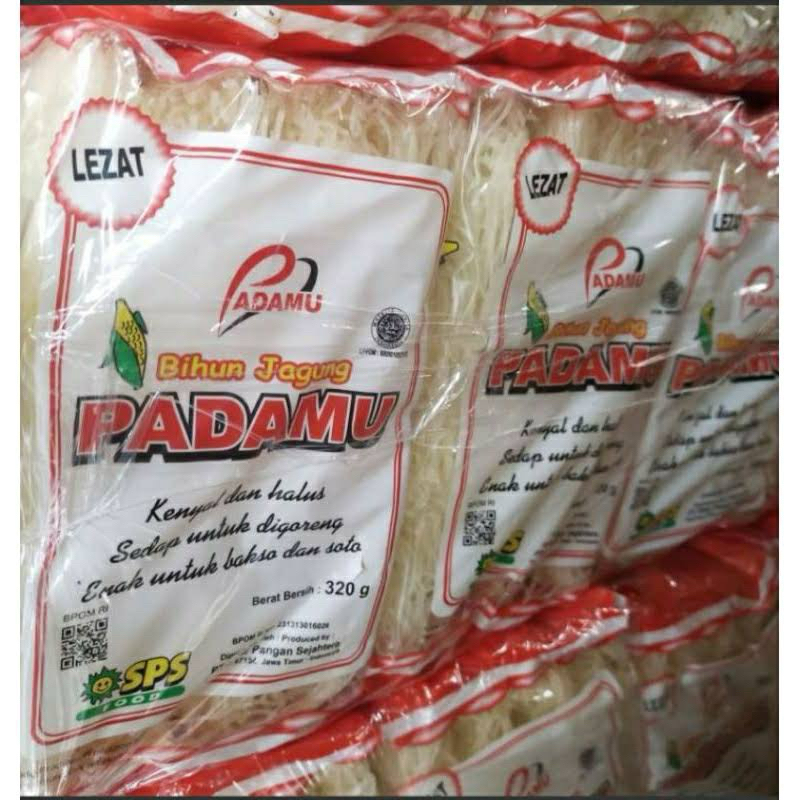 

Mie Bihun Jagung Padamu 320 gram x 12pcs