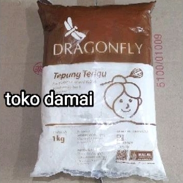 

tepung terigu dragonfly 1kg / terigu dragon fly kwalitas lencana merah