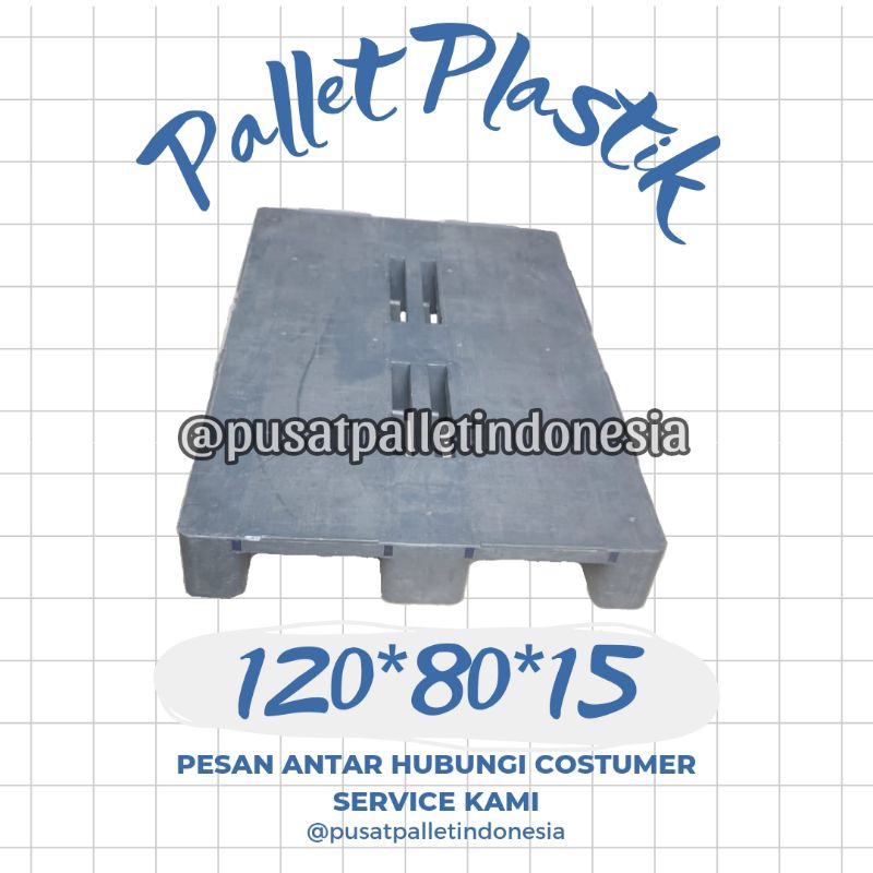 

palet plastik flat 120x80x15cm palet plastik type m rata