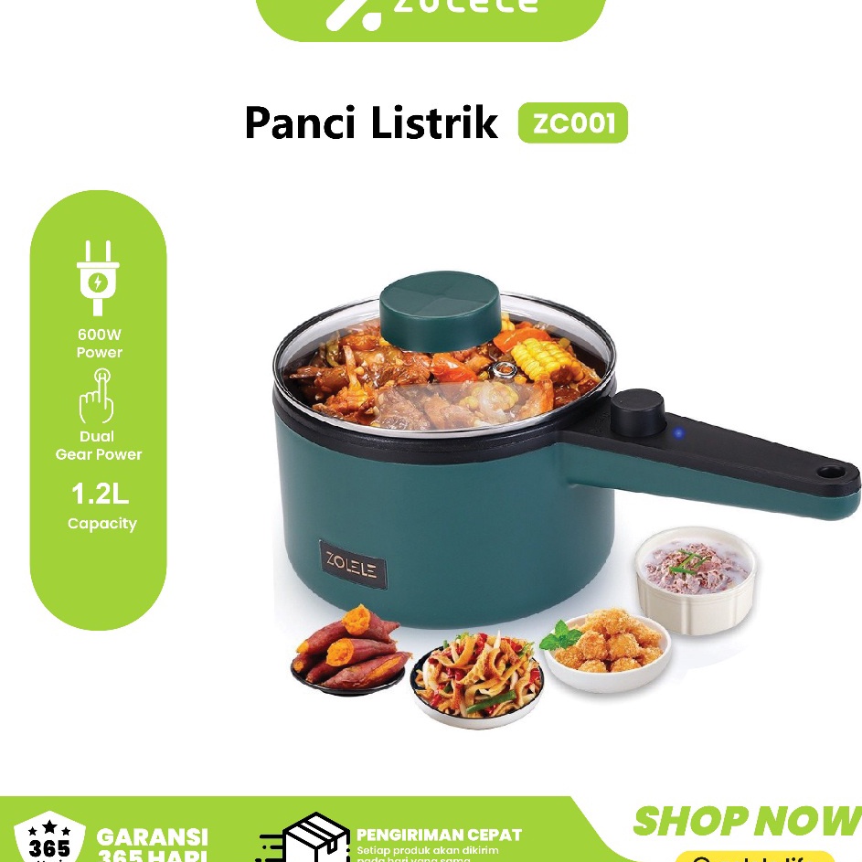 ZOLELE Panci Listrik Rice Cooker 12L Mini Non Stick Penanak Nasi Large Capacity Electric Cooker Hot 