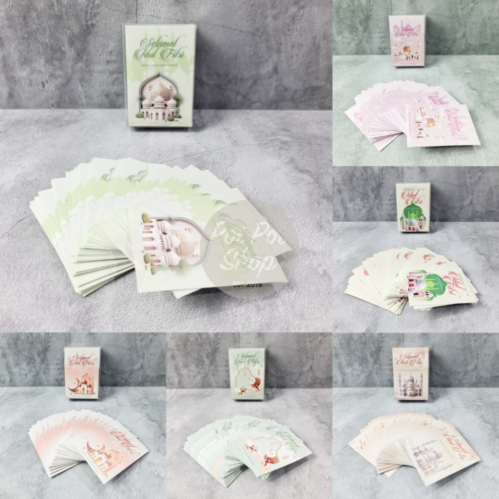 

Amplop Lebaran Idul Fitri THR 2025 Isi 50 Pendek 3D VRNK Mika Angpau Lebaran Motif Netral Masjid Mekah Eid Mubarak Motif Bagus Glossy Kualitas Tinggi