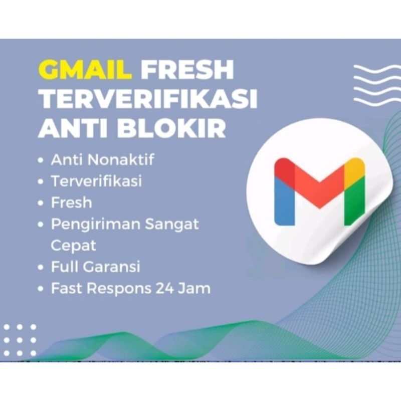 Jual Gmail Permanen yang Fresh