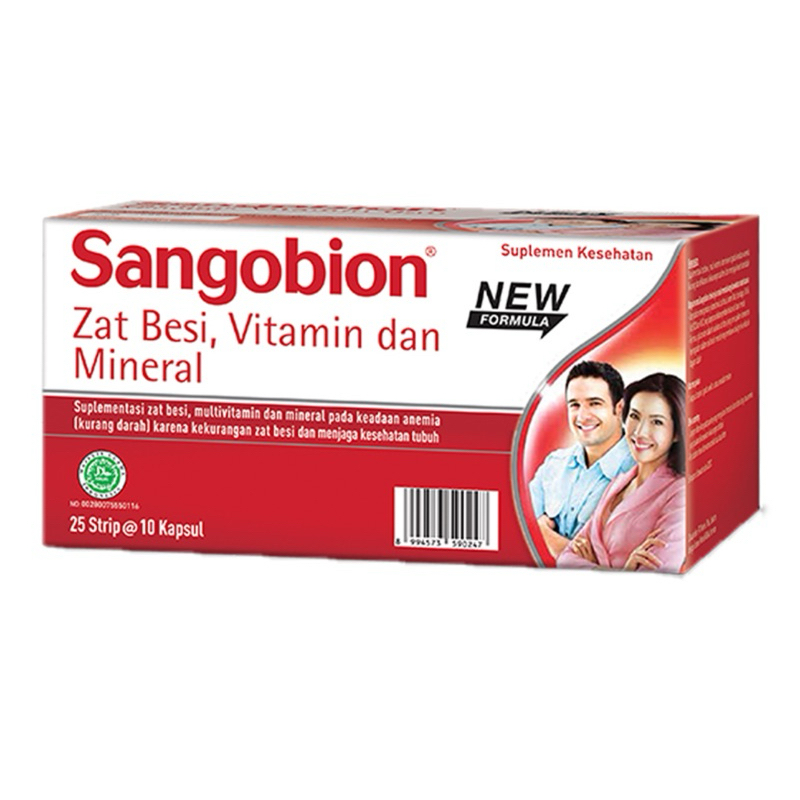 SANGOBION Suplemen Kesehatan Multivitamin 10 Kapsul