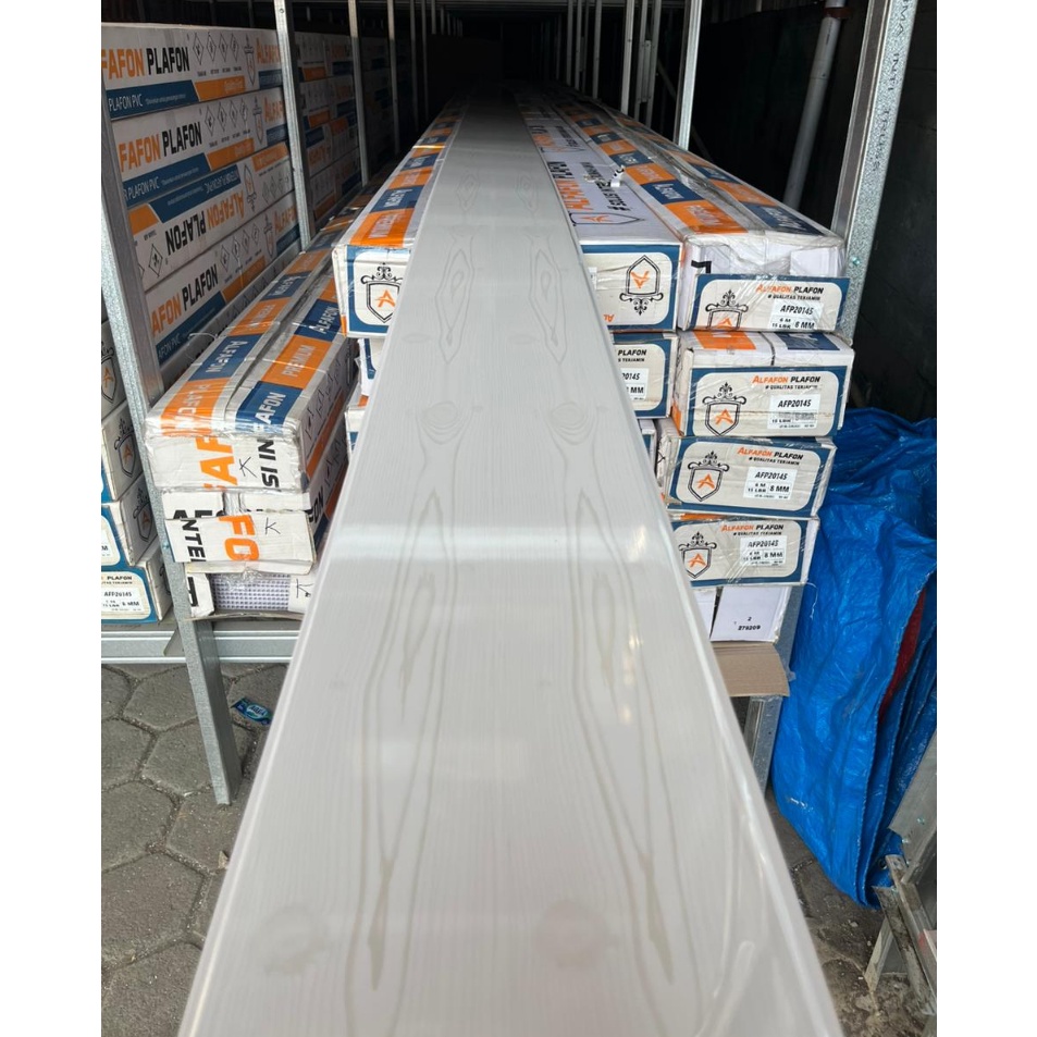 Beli Dong Plafon Pvc Putih Serat Kayu Glossy Hoda