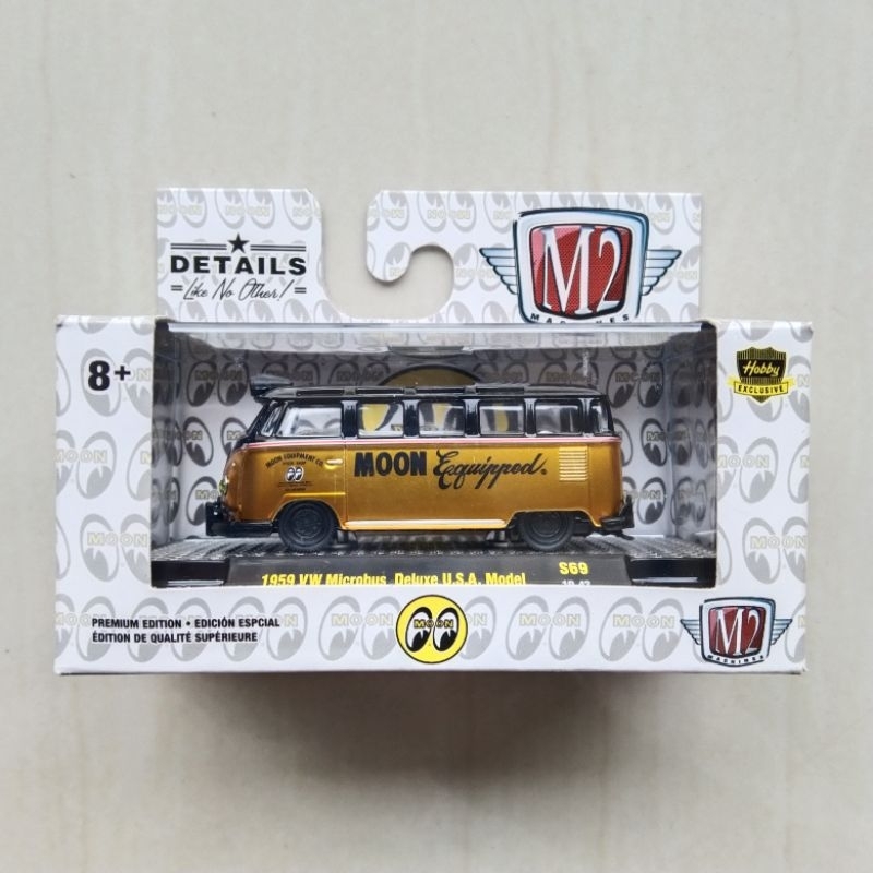 M2 Machines 1959 VW Volkswagen Microbus Deluxe USA Mooneyes