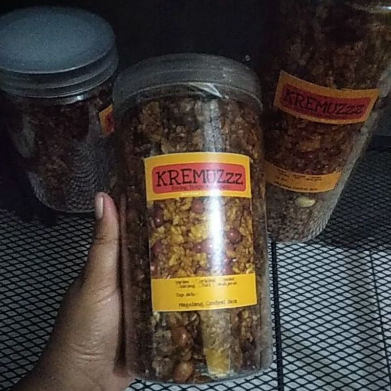 

Kering tempe kemasan toples 1000 ml