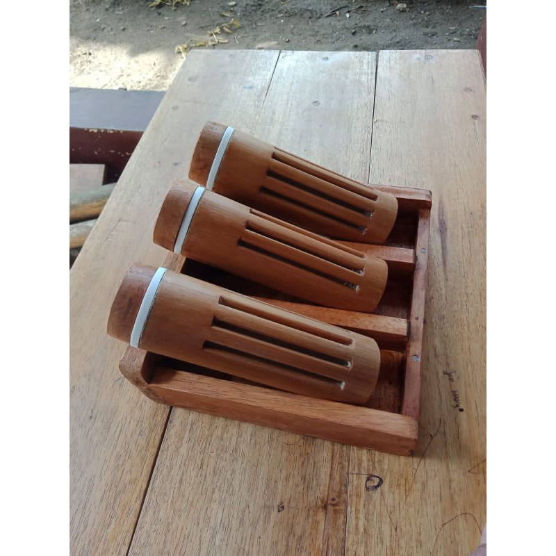 kandang jangkrik aduan 3 slot / bumbung jangkrik / kandang jangkrik kalung / rumah jangkrik