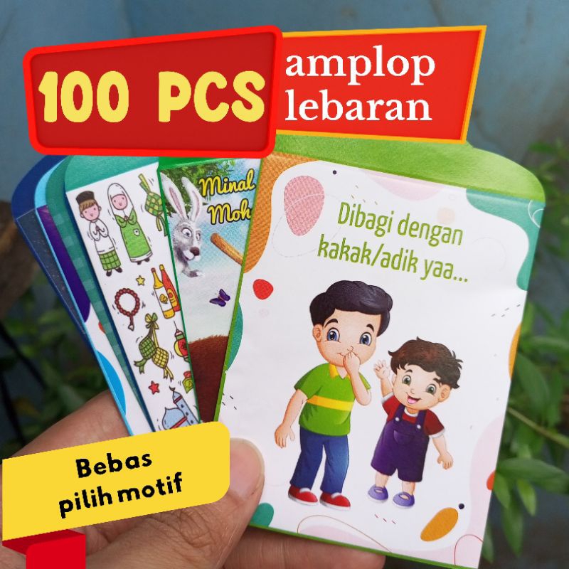 

Amplop Lebaran Idul Fitri (isi 100pcs) Amplop Karakter Angpao Lucu