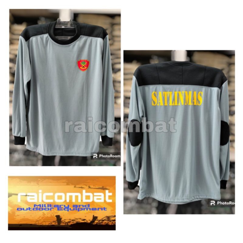 Kaos linmas tangan panjang / Kaos linmas panjang decker