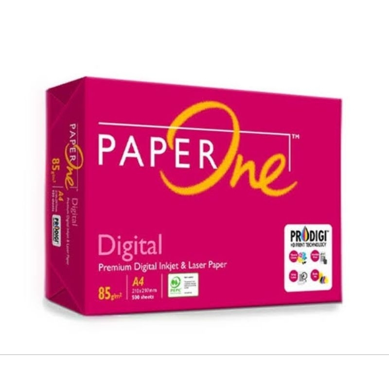 

KERTAS HVS A4 PAPERONE 85gsm 1 RIM 500 lembar PRINTING PAPER PROMO