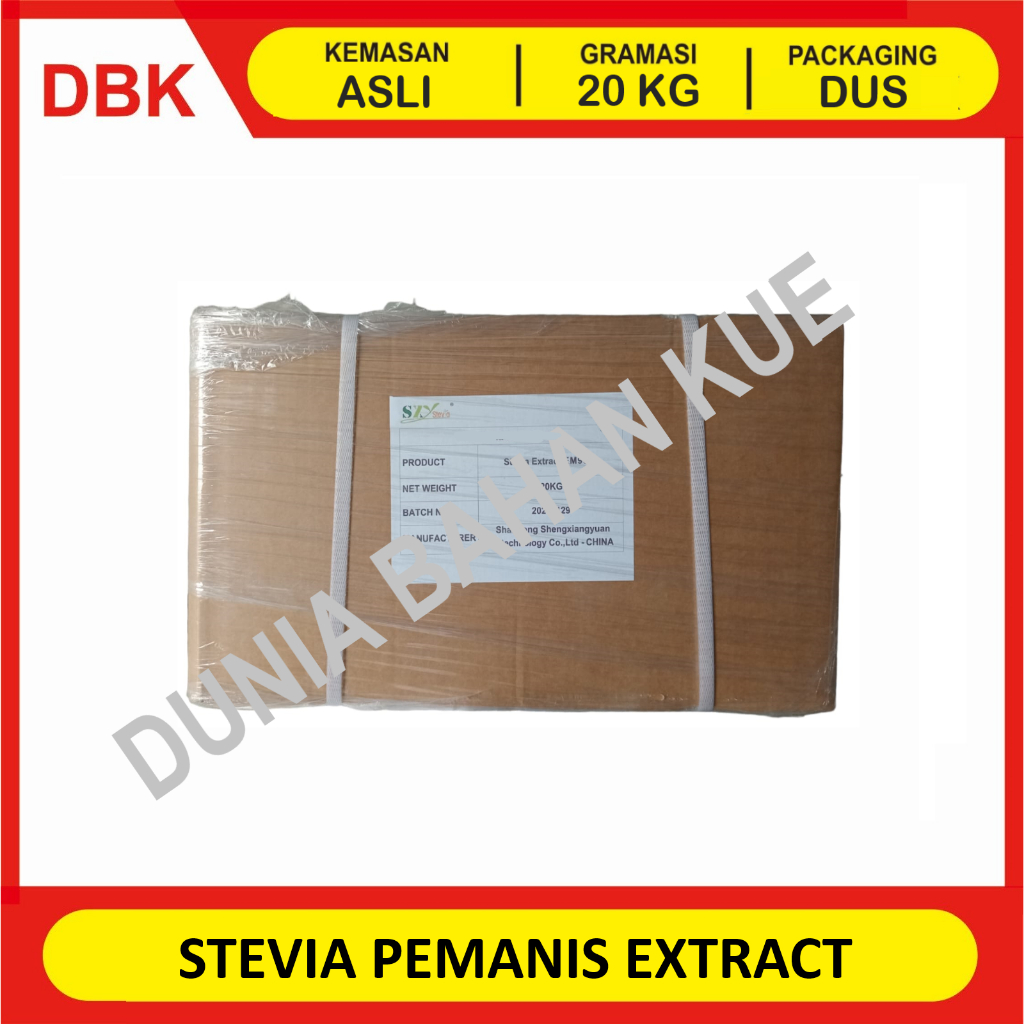 

STEVIA EXTRACT POWDER - 1 DUS 20 KG / PEMANIS ALAMI