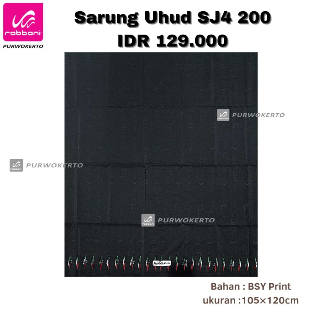 RABBANI ORI_ SARUNG RABBANI UHUD / SARUNG RABBANI PALESTINA