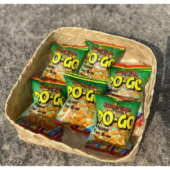 

Pogo Snack Asin ( 1 renceng 10 bungkus )