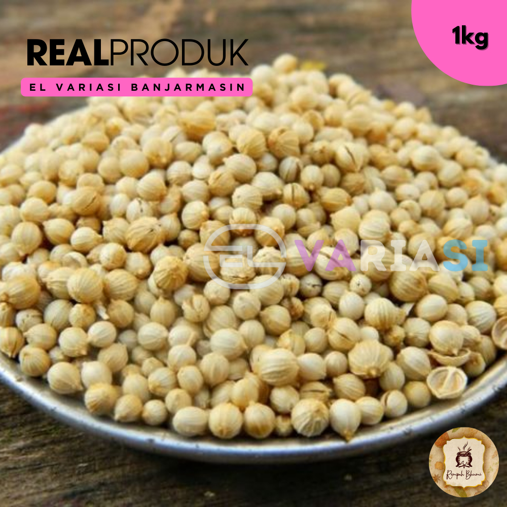 

1kg || Ketumbar Putih Asli 100% Murni By. EL Variasi