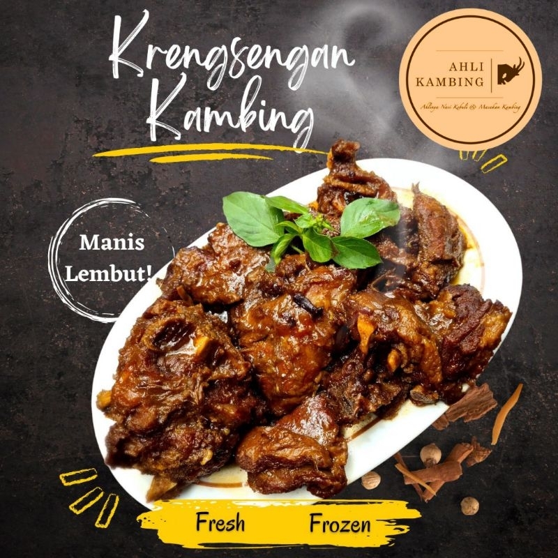 

Lauk Krengsengan Kambing Fresh-tanpa nasi