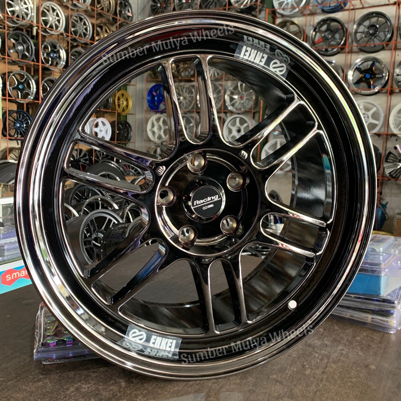 Velg R18 RPF Black chrome . Sumber Mulya Wheels. Velg mobil. toko velg Semarang. Velg ban Semarang