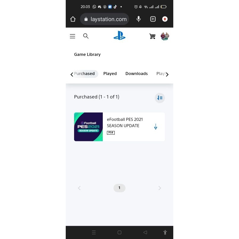 JUAL Game eFootball PES 2021 PS4 & PS5 Full Access
