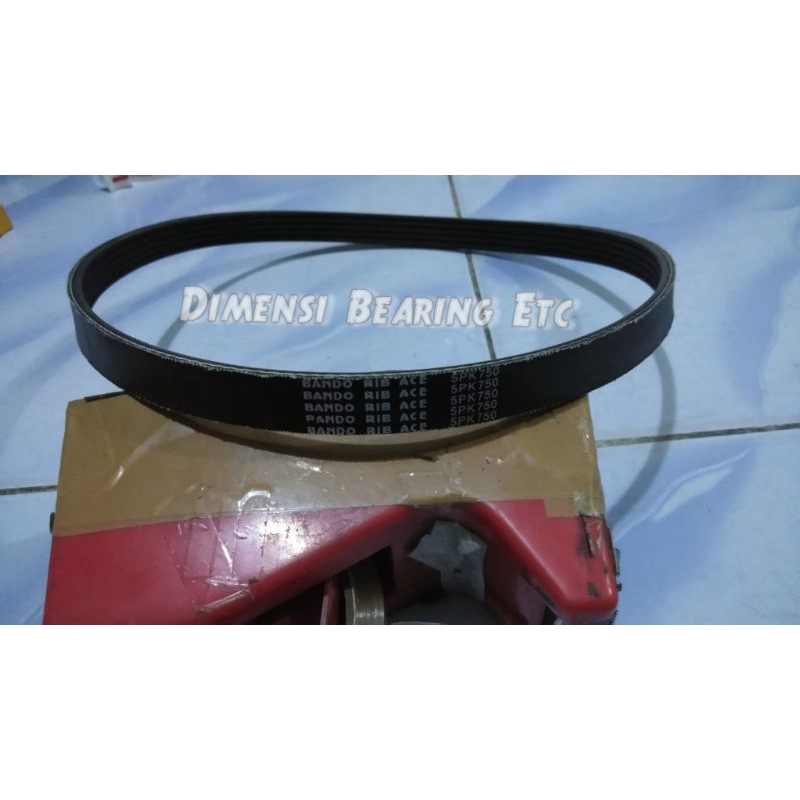 V-BELT 5 PK 750 BANDO / 5PK750 BANDO / 5PK 750 BANDO