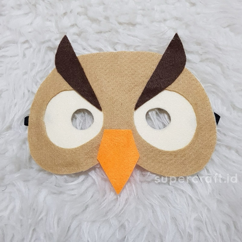 Topeng Owl Topeng burung Hantu Kostum Owl Bando Safari