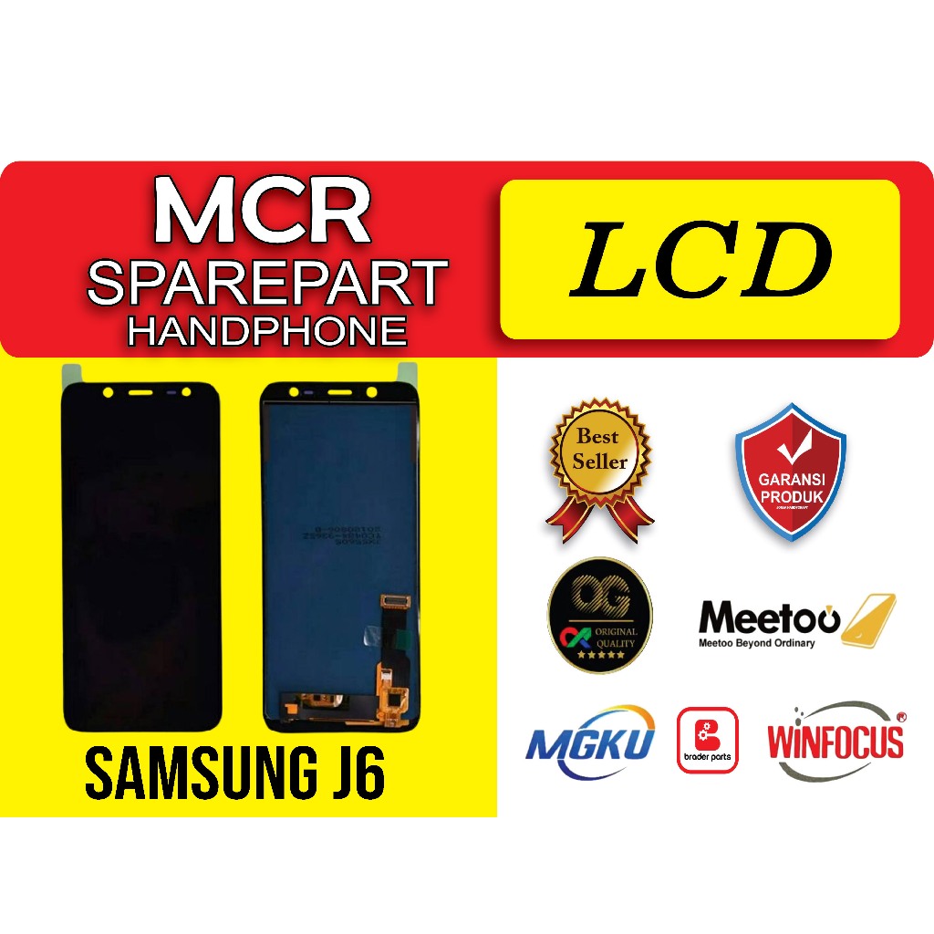 LCD TOUCHSCREEN SAMSUNG J6